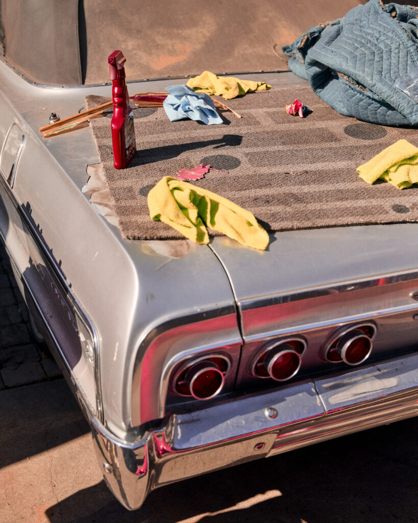 © Owen Harvey, '64 Impala in the Garage, July 2023, Los Angeles, America.'