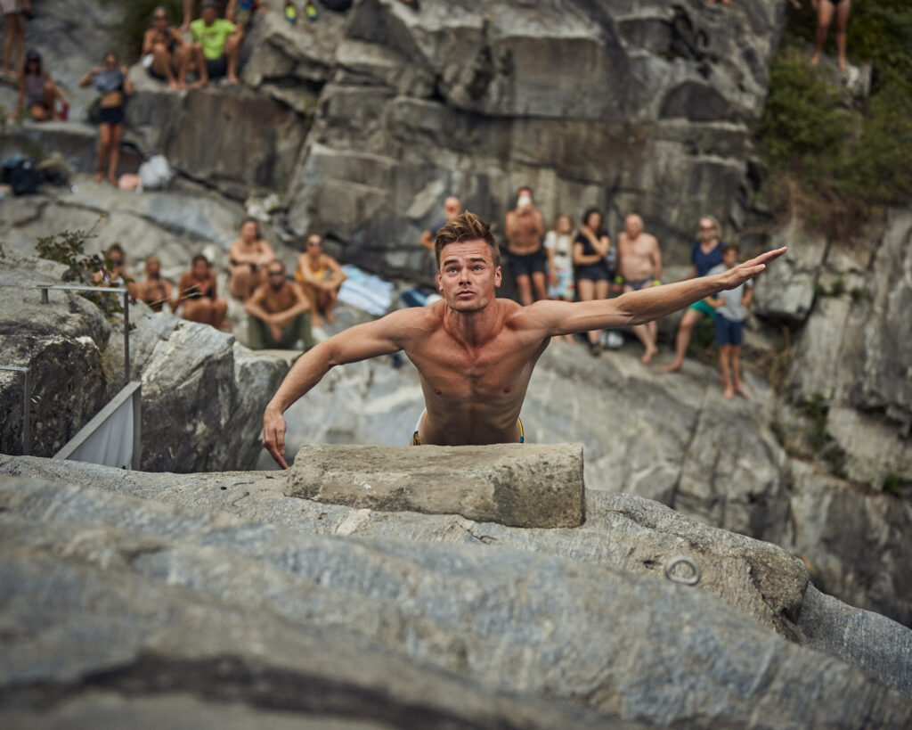 © Tom Farmer, 'From the series The Cliff Divers of Ponte Brolla'