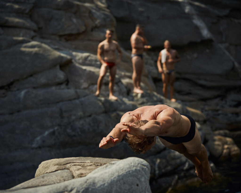 © Tom Farmer, 'From the series The Cliff Divers of Ponte Brolla'