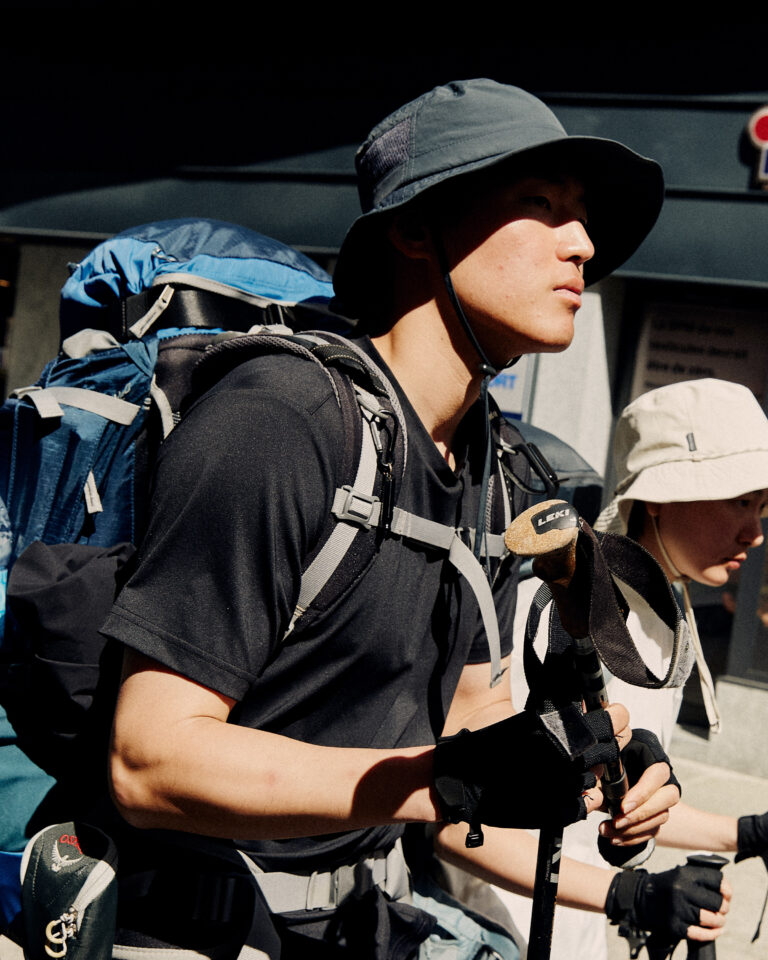 Hikers depart for Mont Blanc. © Joseph Horton