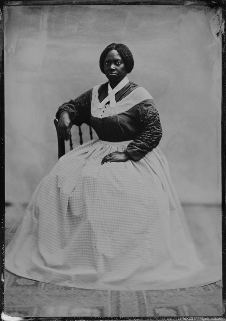 Deanna Stanford Walz the great Niece of Harriet Tubman. © Drew Gardner